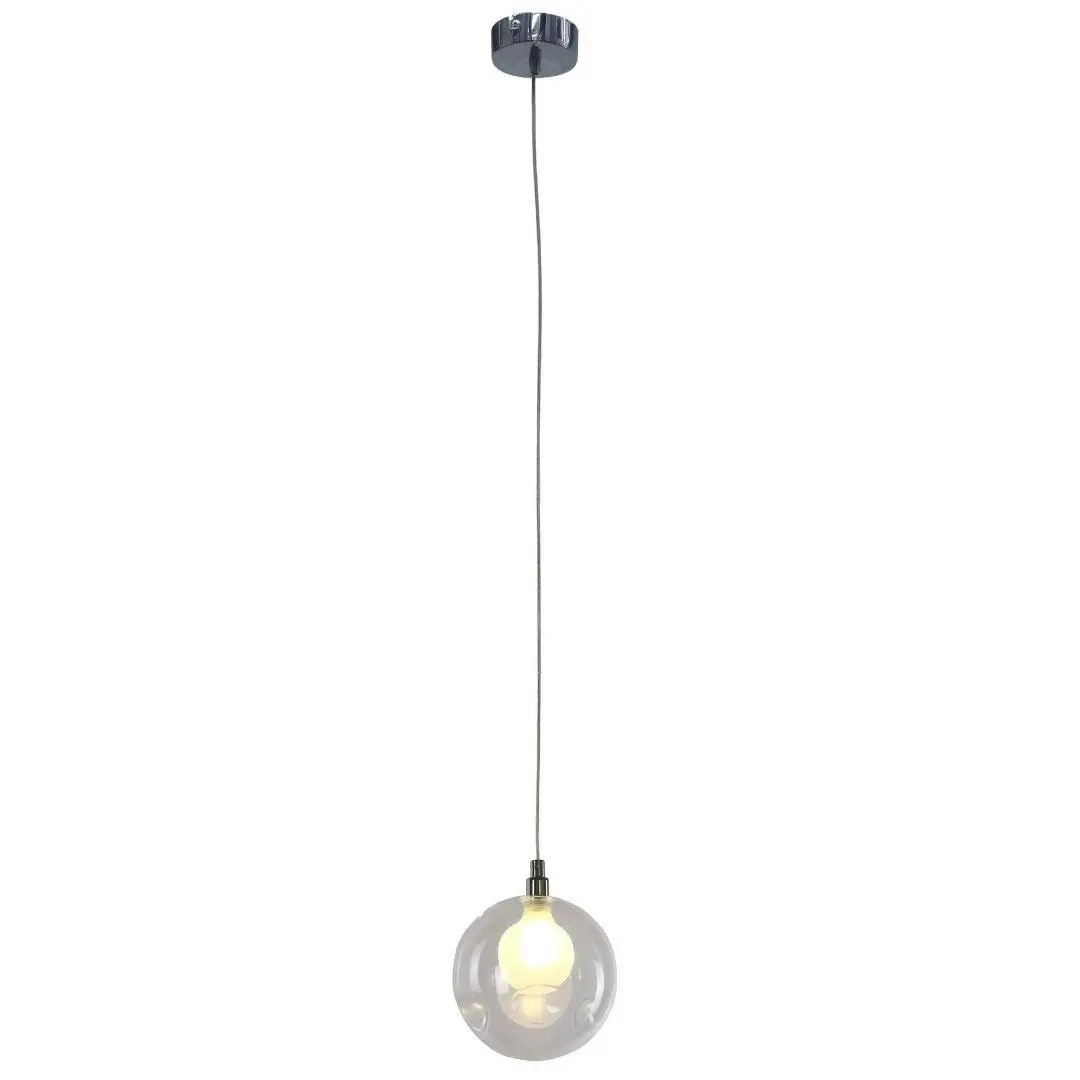 BOCCI - Replica Modern Glass Pendants - 1 Light Wire Pendant - Clear