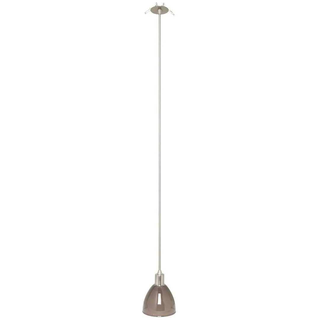 LIZZO - Twin Glass - One Light Pendants - Grey / Smoke