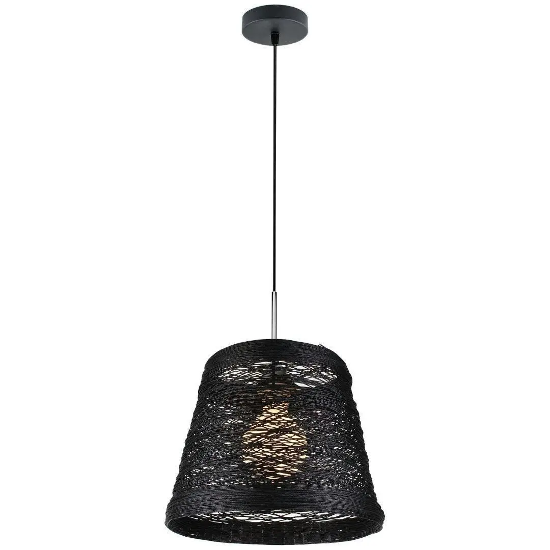 SORRENTO  Bamboo Pendant Black - Large CLEARANCE 50% OFF