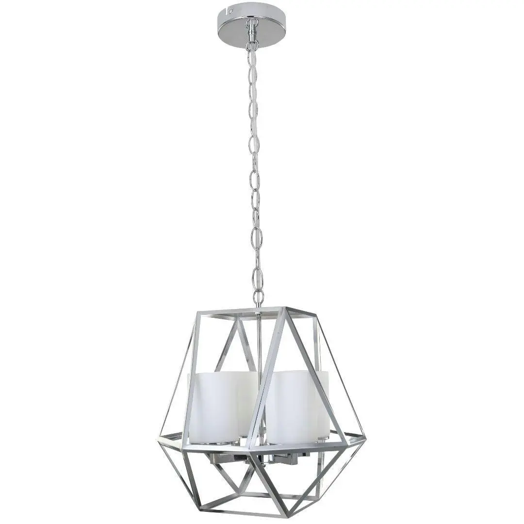 IPSWICH - Vintage Look 4 Light Pendant Polished Chrome Replica - New Arrival