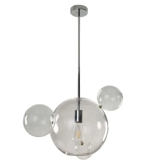 PLANET - Vintage Industrial Glass Pendants - Replica Jeremy Pyles - Clear CLEARANCE OVER 50% OFF