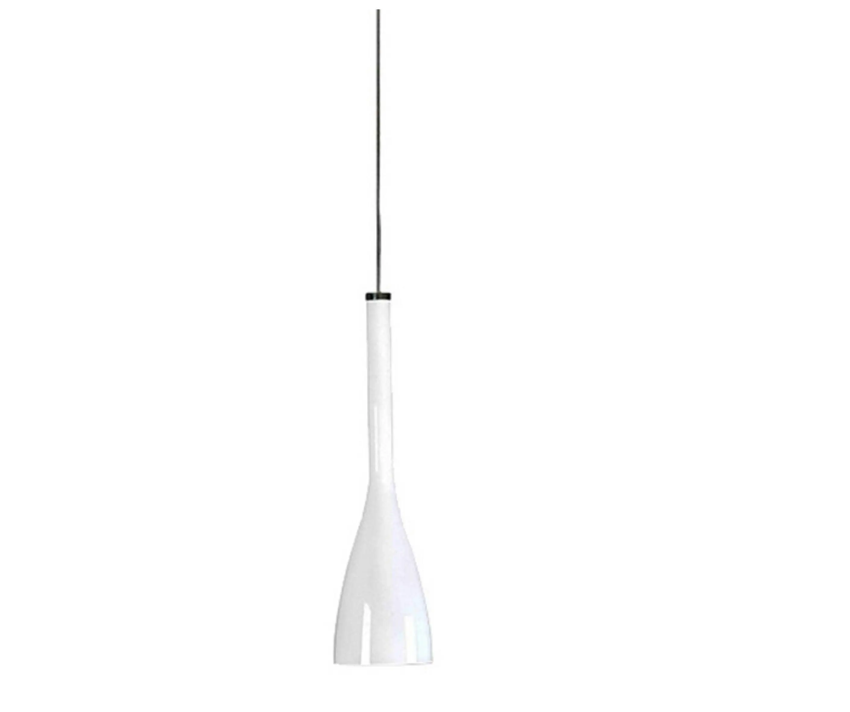 Coco 1 Light White glass Pendant CLEARANCE