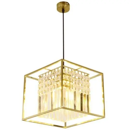 Tael Crystal Pendants -  Satin Gold - 3 Light - Large