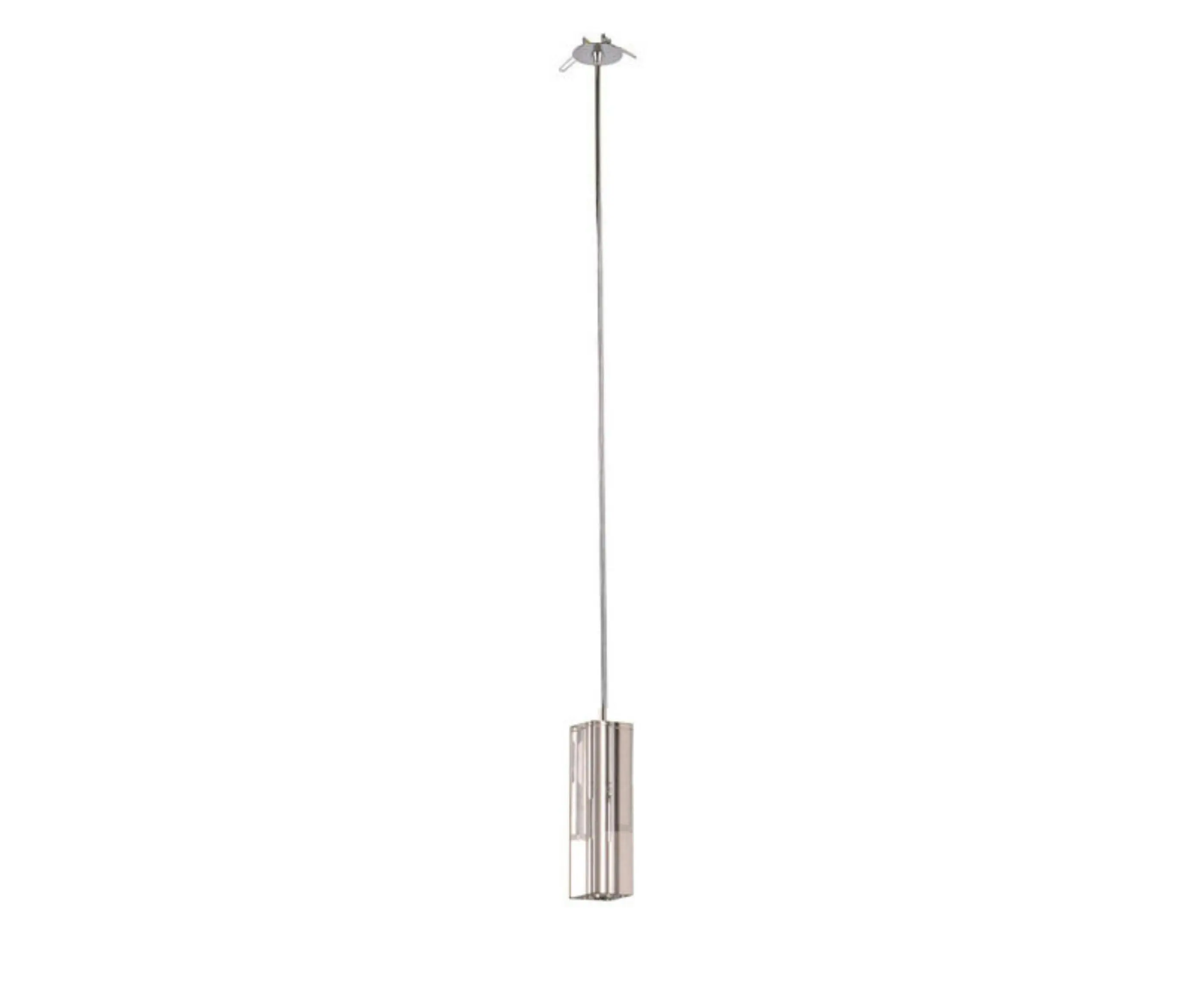 Cubo 1 Light Hard Polished Crystal Pendant