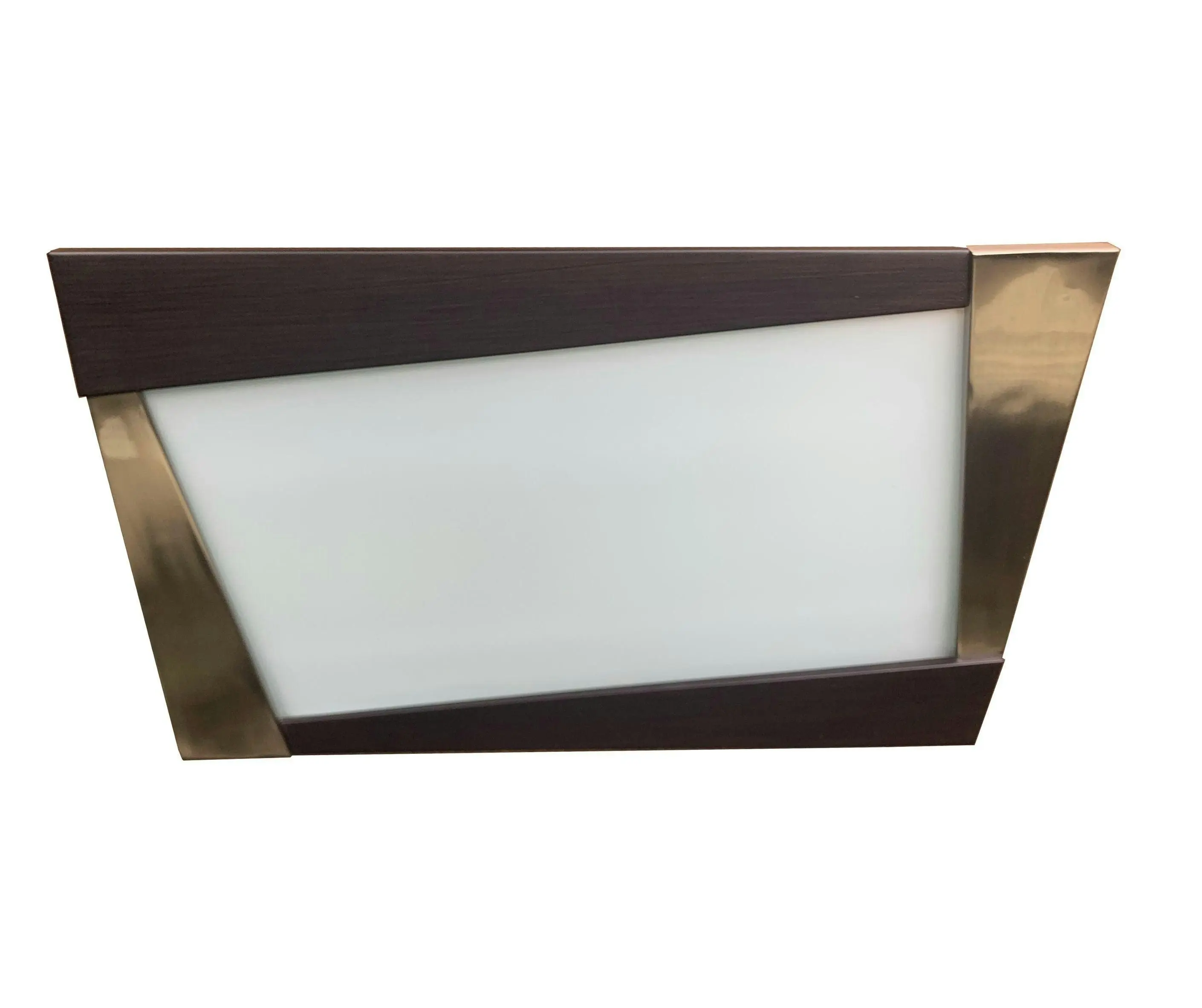 Bari Timber Look 18W LED Oyster Light