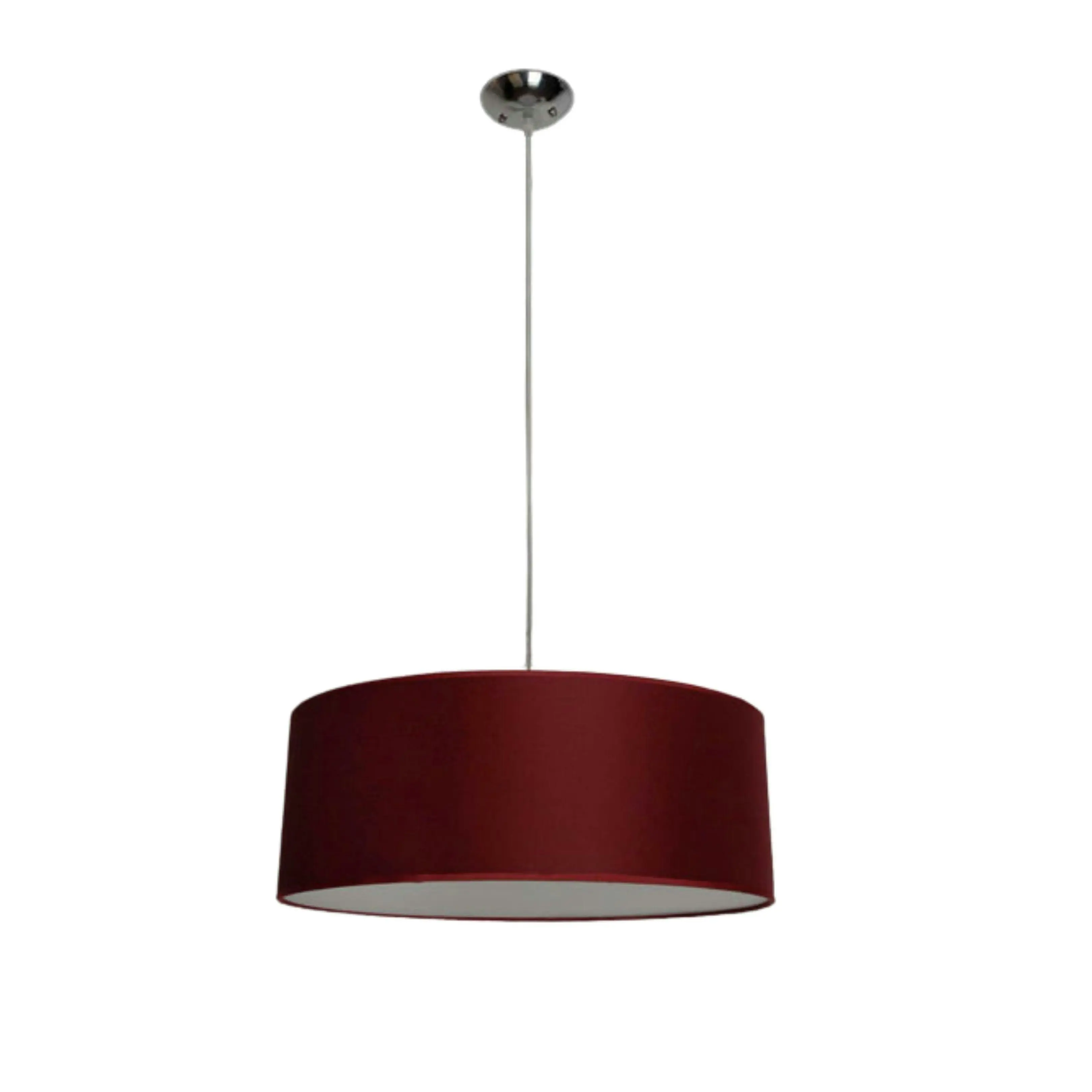 Marco 50cm Burgundy 2 Light Drum Pendant Light