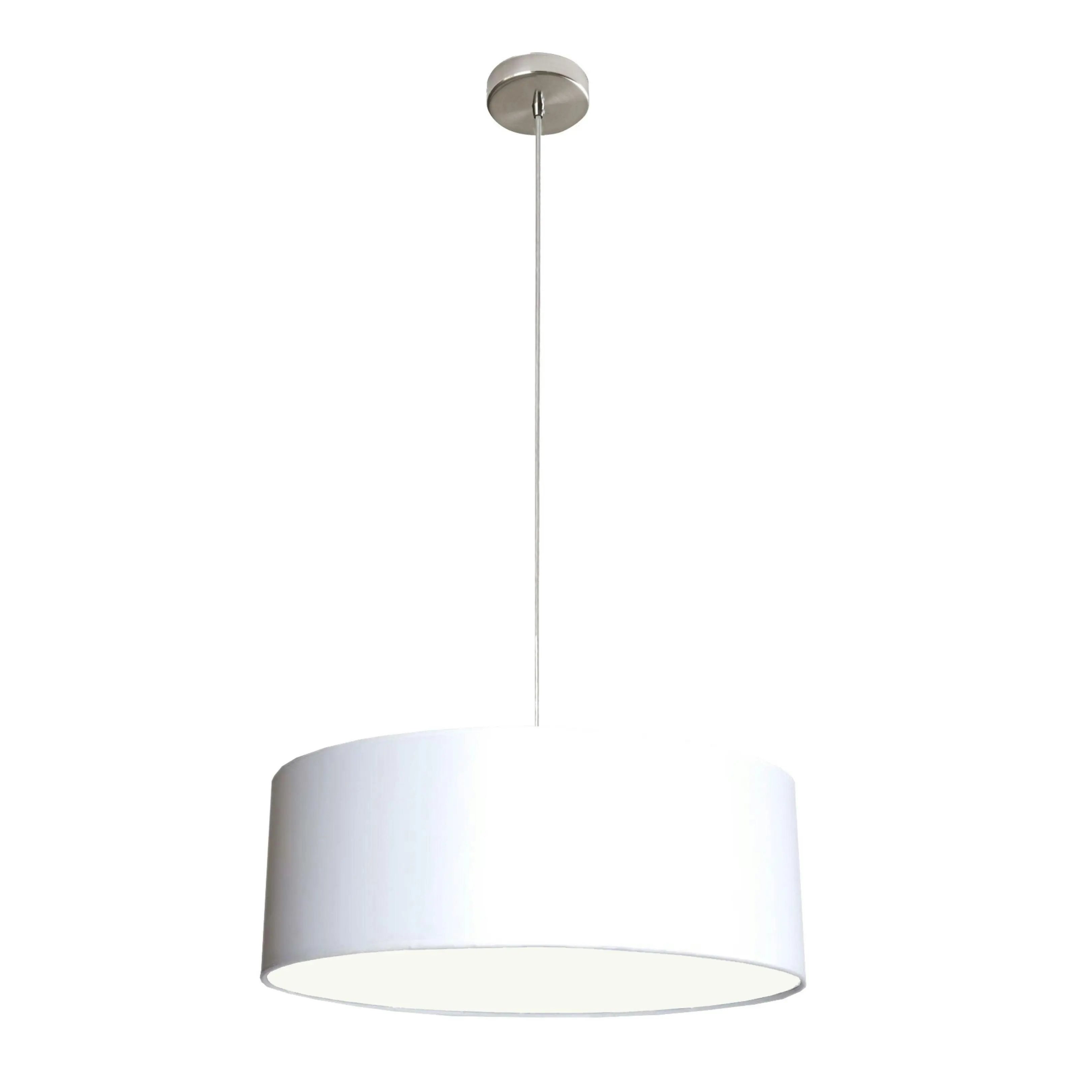 Marco 50cm White 3 Light Drum Pendant