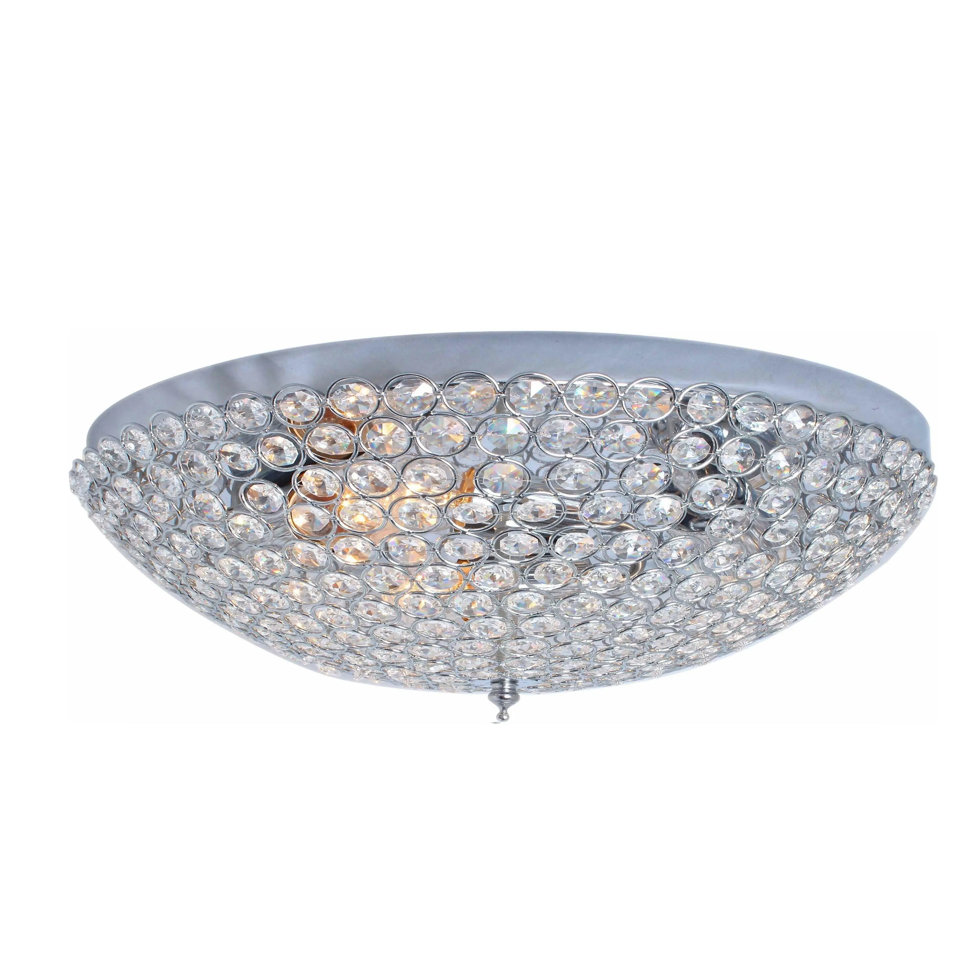 Krystal 50cm Crystal Close to Ceiling Oyster Light