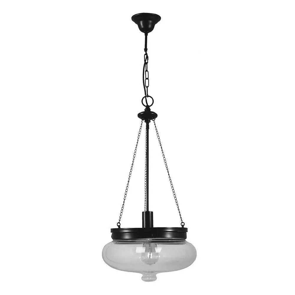 BALTIMORE 1 Light Traditional Bronze Pendant