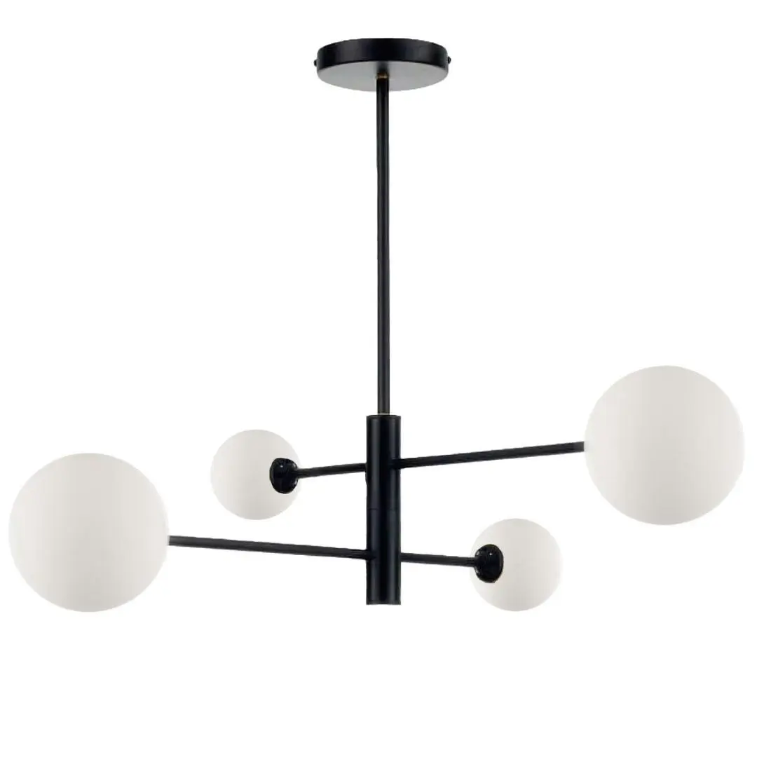 ORBIT Matte Black Pendant Light - 4 Light ** New Arrival **