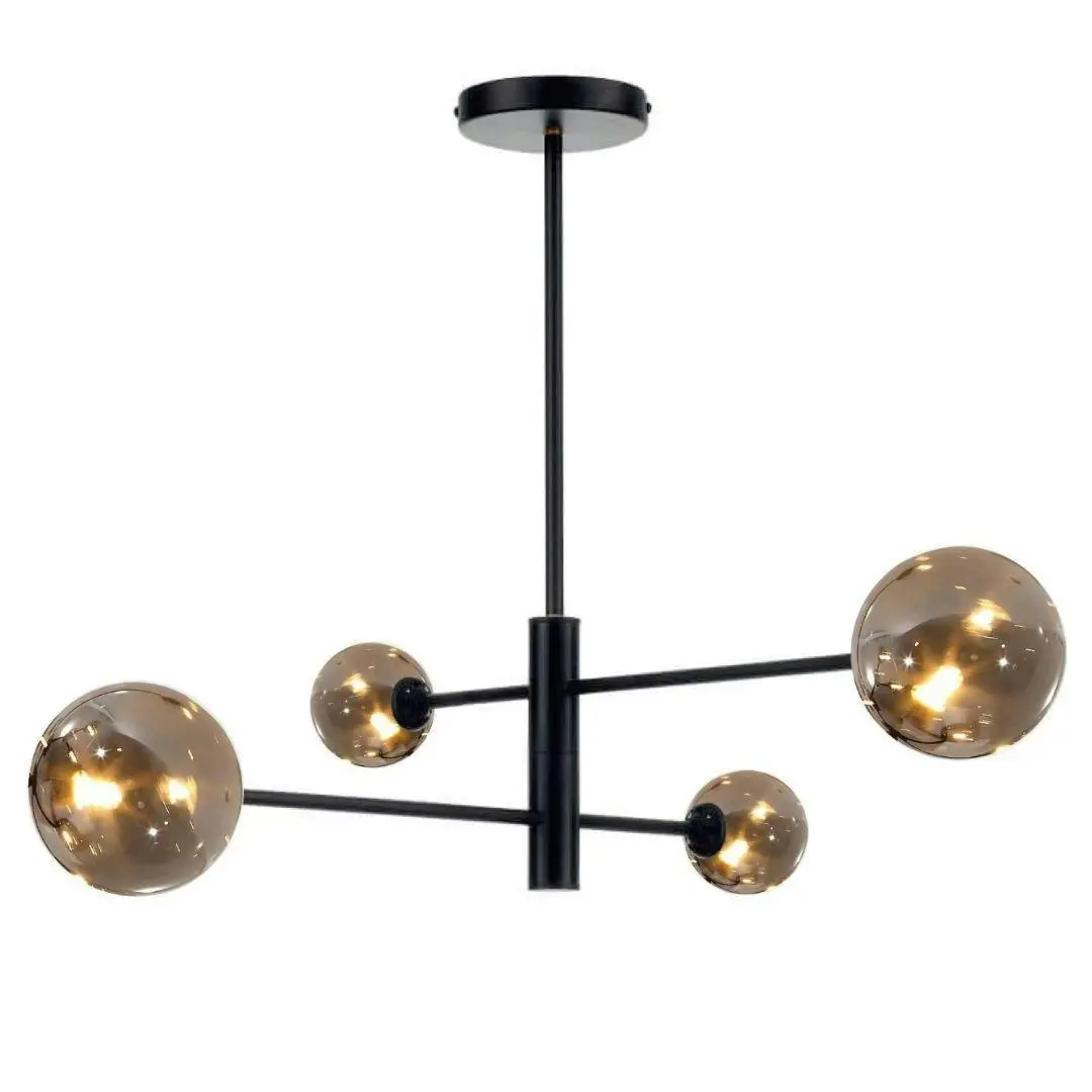 ORBIT Matte Black Pendant Light - 4 Light ** New Arrival **