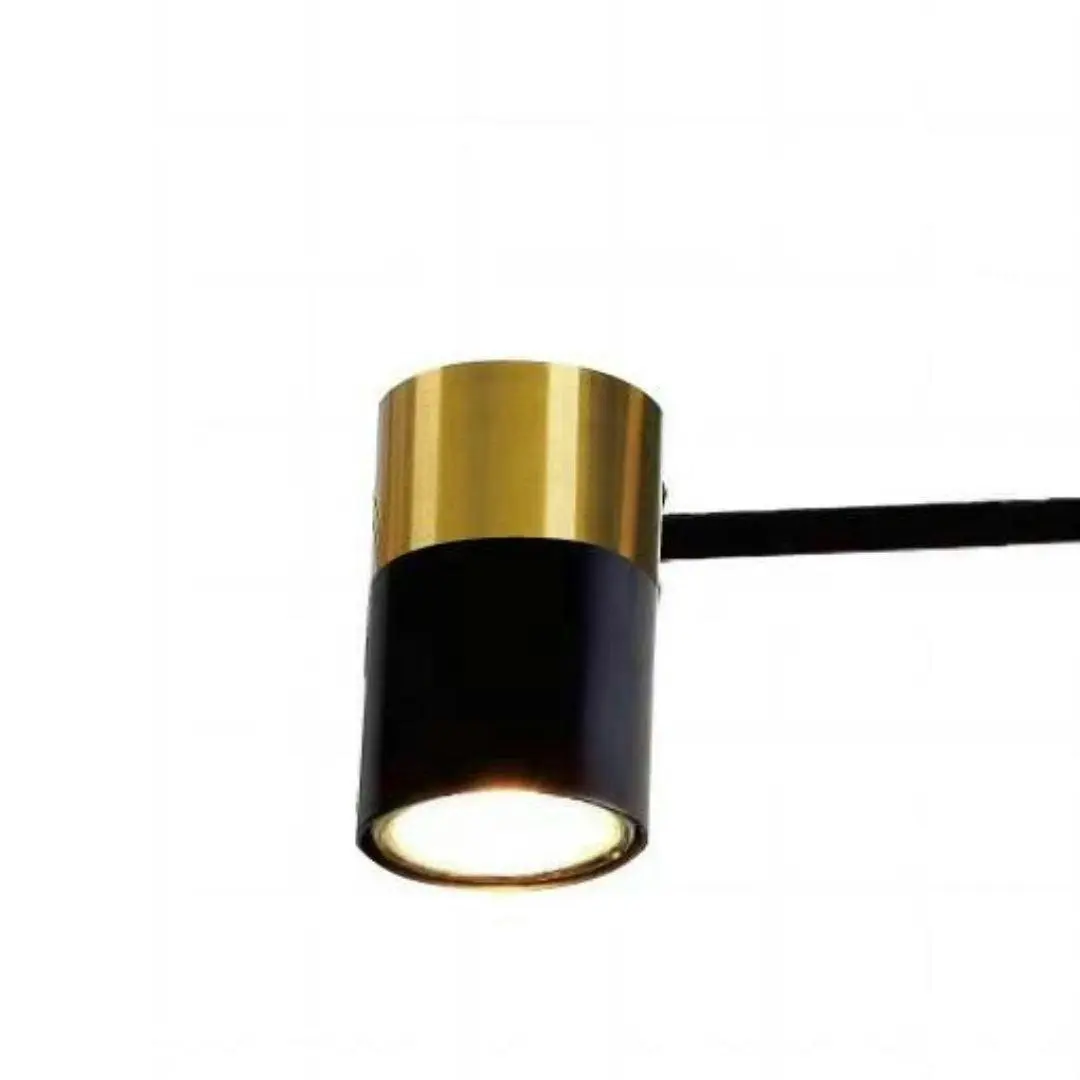 TAVOLA Matte Black and Satin Brass  Pendant Light - 8 Light ** New Arrival **