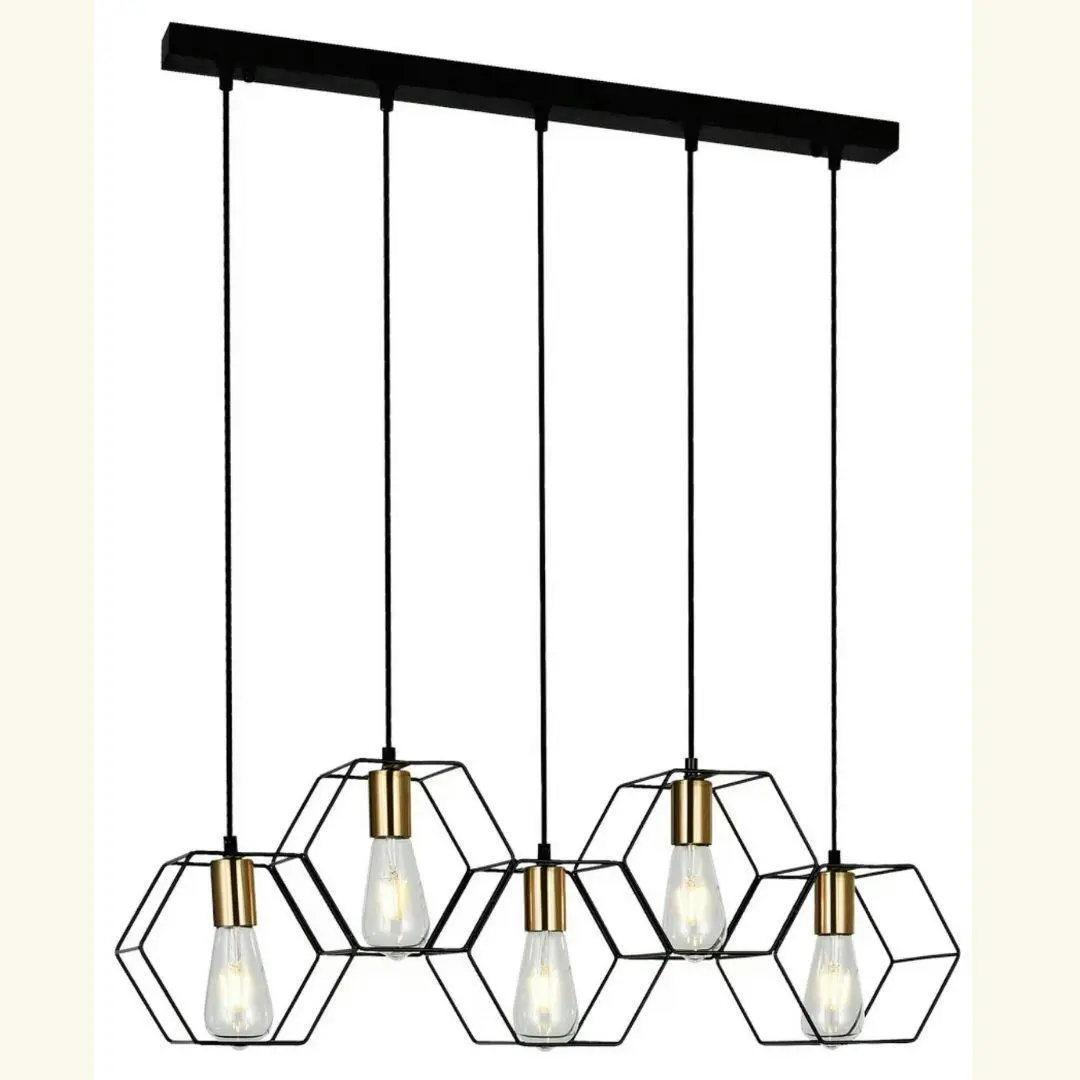 OCTO Matte Black Pendant Light - 5 Light ** New Arrival **