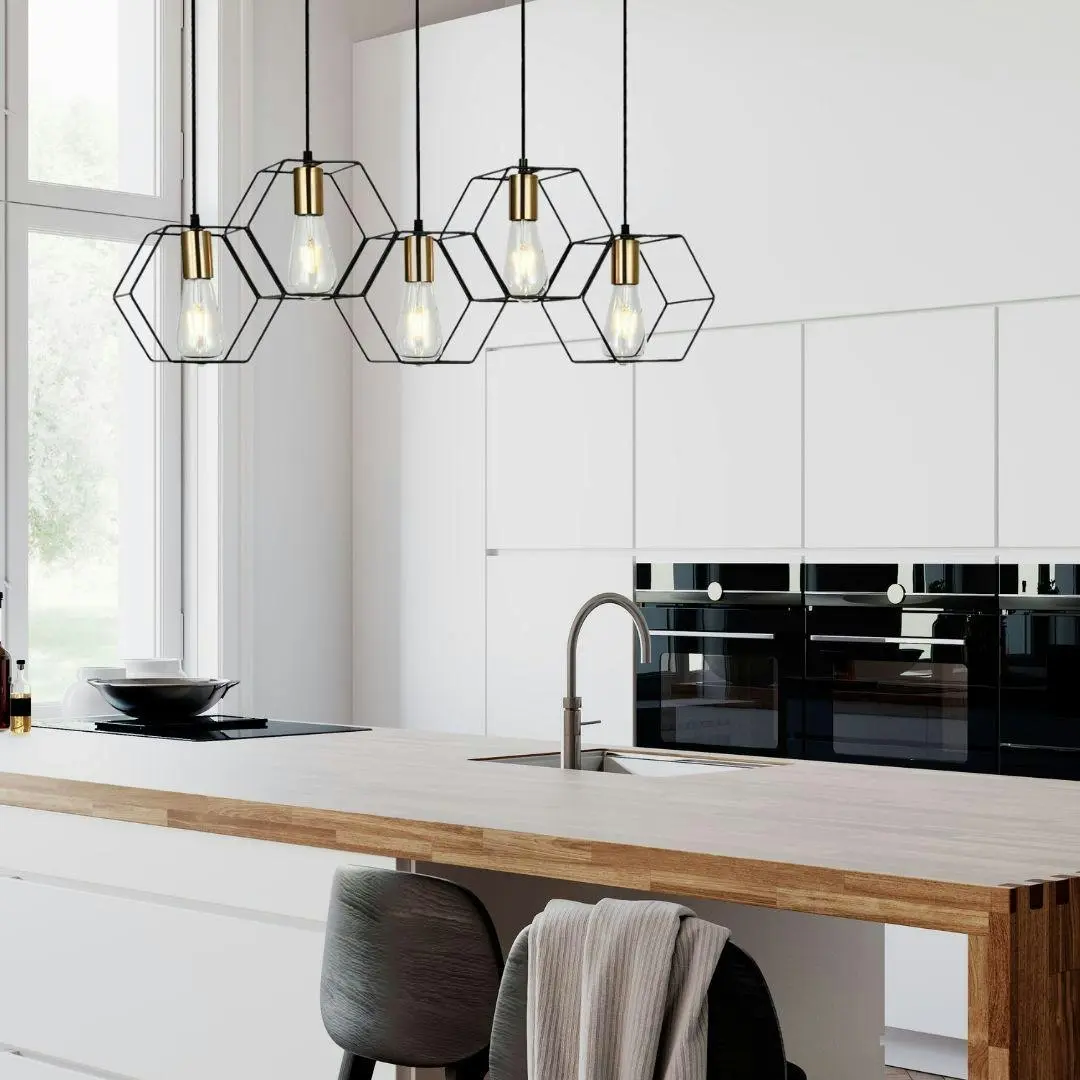 OCTO Matte Black Pendant Light - 5 Light ** New Arrival **