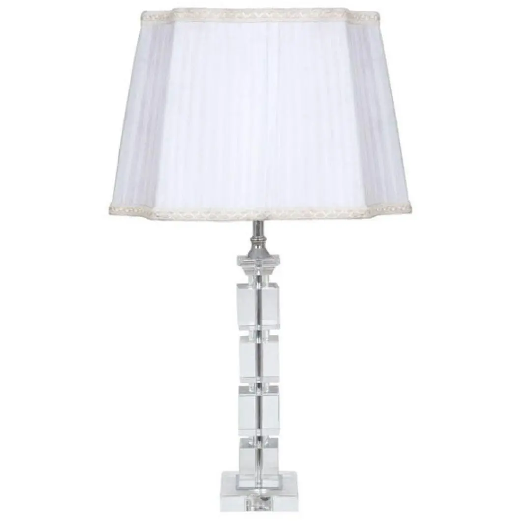 ORIENTAL - Hard Polished Lead Crystal Table Lamp