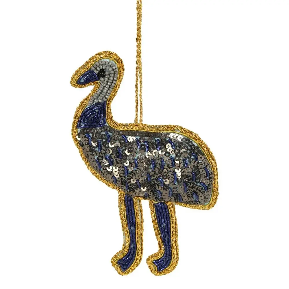 Belle Emu Sequin Hanging Decoration