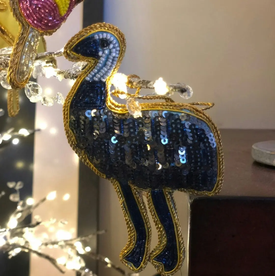 Belle Emu Sequin Hanging Decoration