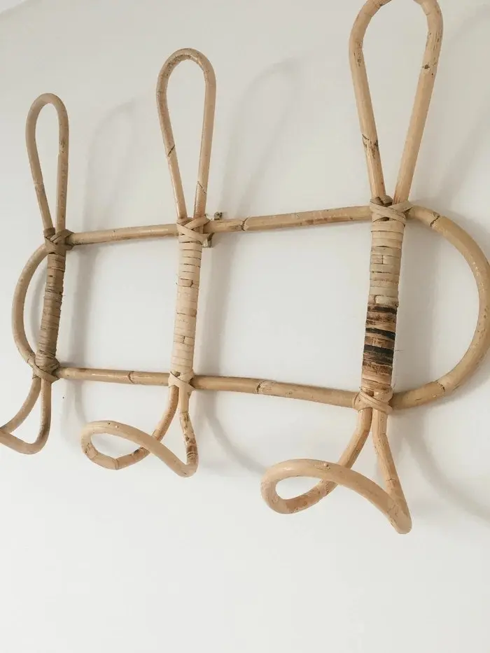 Club Santorini Rattan Coat Rack