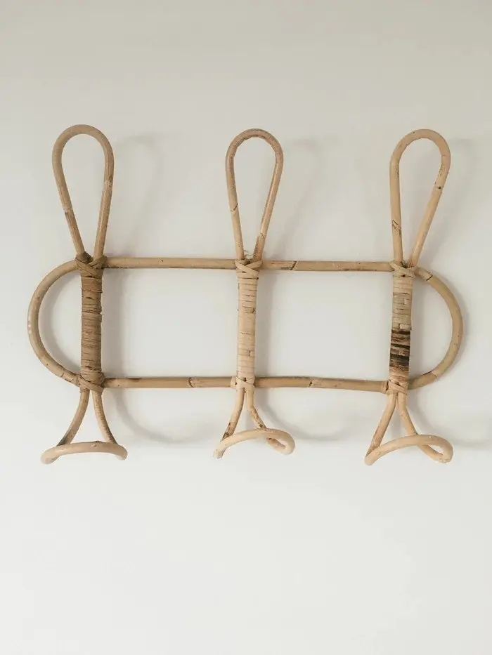 Club Santorini Rattan Coat Rack