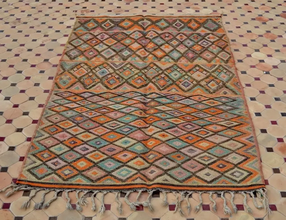 Marrakech Bliss Moroccan Hassira Carpet