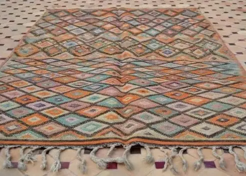 Marrakech Bliss Moroccan Hassira Carpet