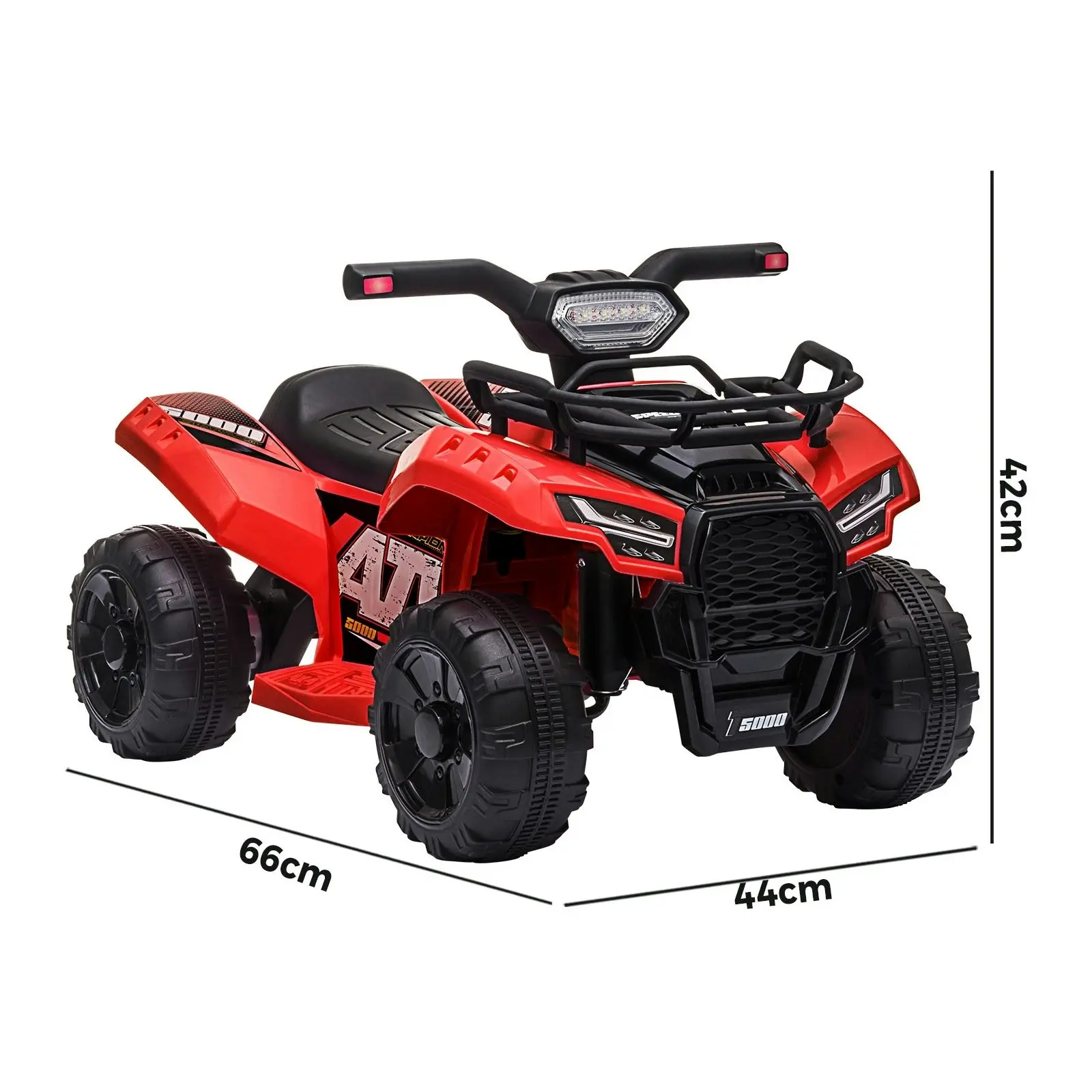 Mazam Ride On Car Electric ATV Bike Vehicle for Toddlers Kids Rechargeable Red