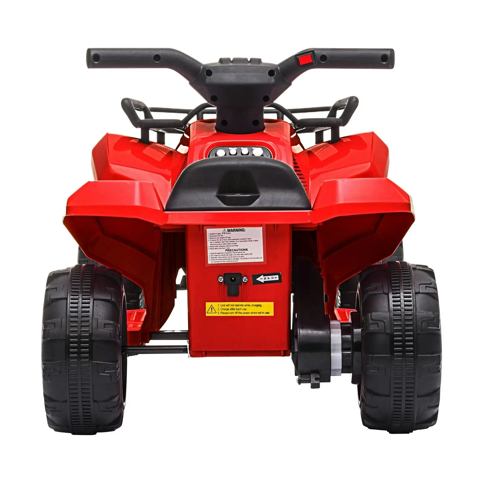 Mazam Ride On Car Electric ATV Bike Vehicle for Toddlers Kids Rechargeable Red