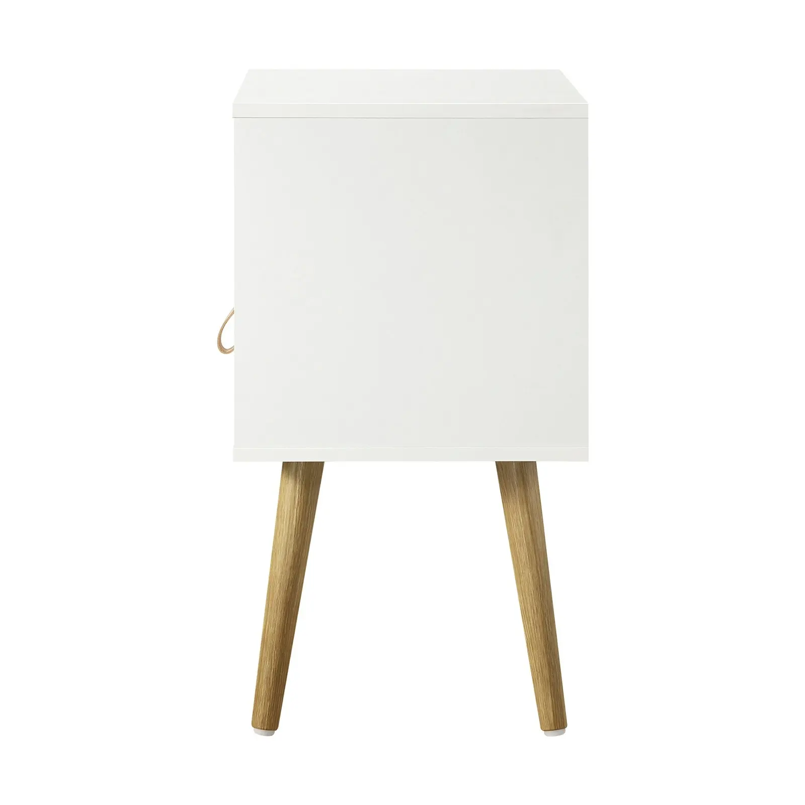 Oikiture Bedside Tables Drawers Side Table Cabinet Bedroom Nightstand White