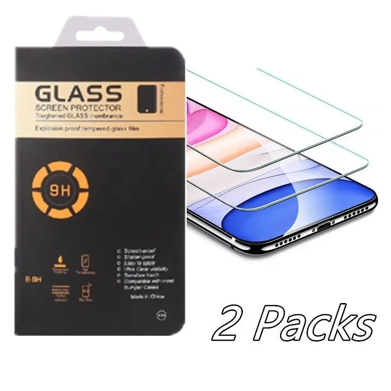 2 Pack Glass Screen Protector for iPhone 11