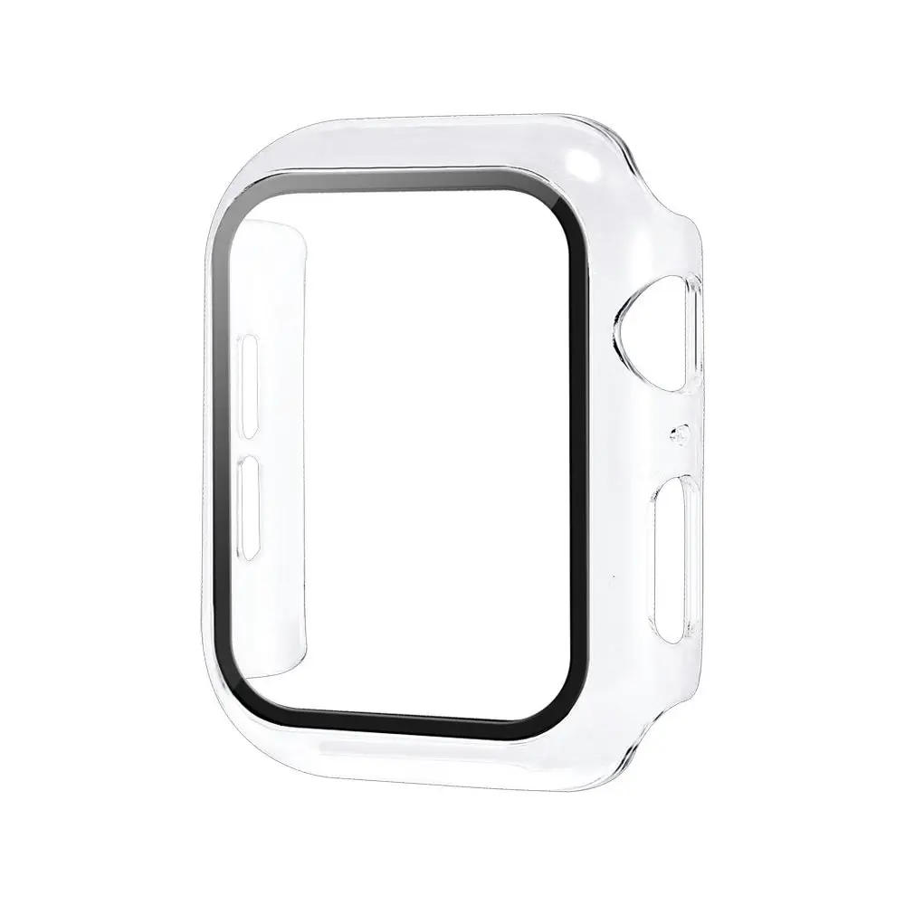 Apple Watch Tempered Glass Screen Protector & Case - 45mm