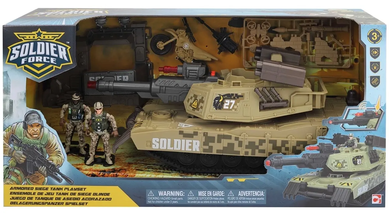 Soldier Force Armoured Siege Tank Playset