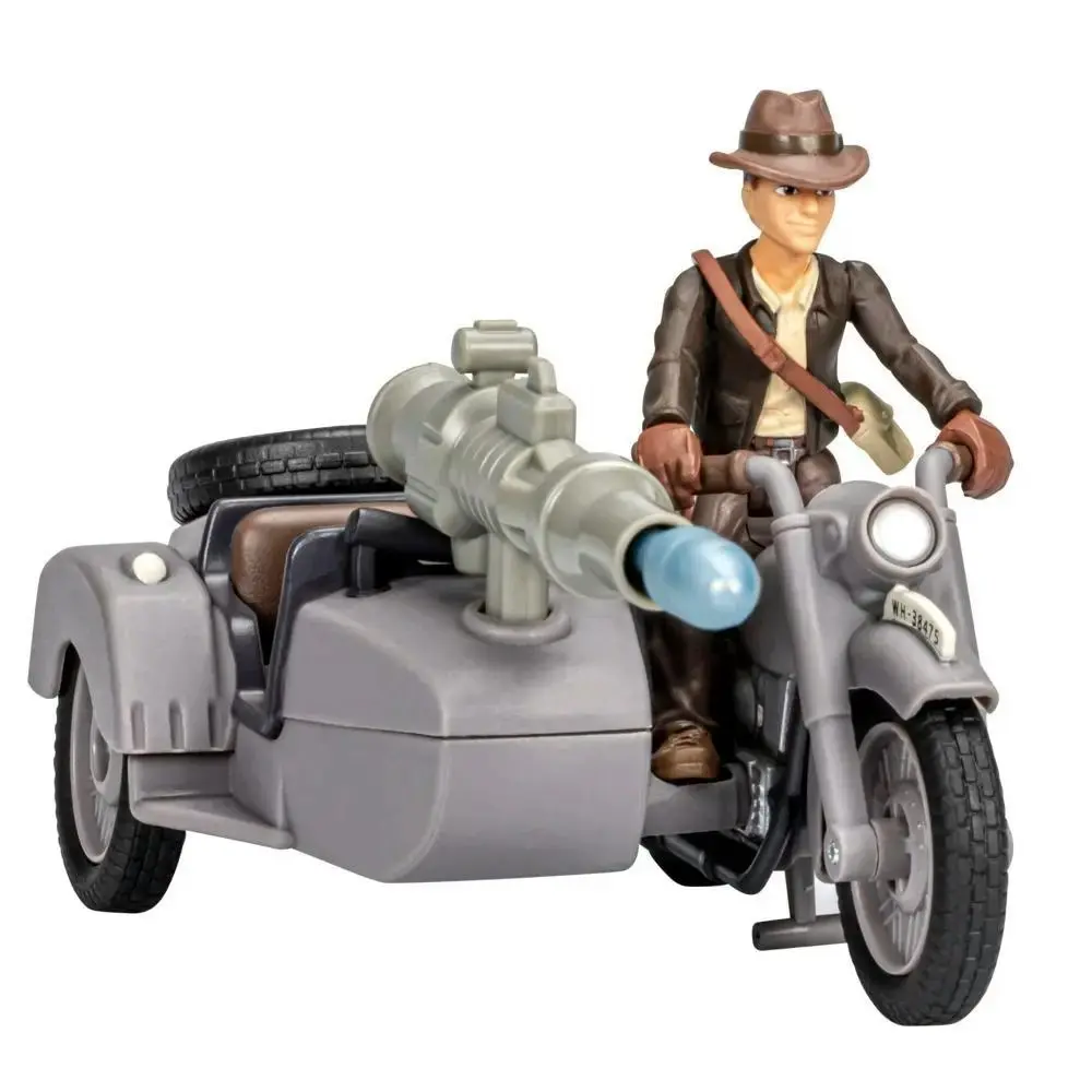 Indiana Jones: Worlds of Adventure Indiana Jones with Motorcycle and Sidecar Figure