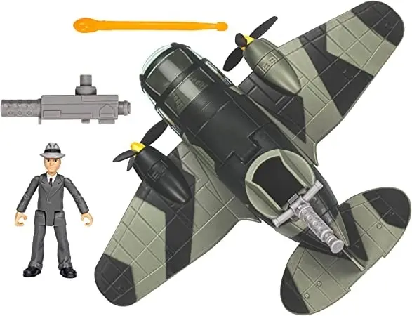 Indiana Jones: Worlds of Adventure Doctor Jürgen Voller with Plane Action Figure Set