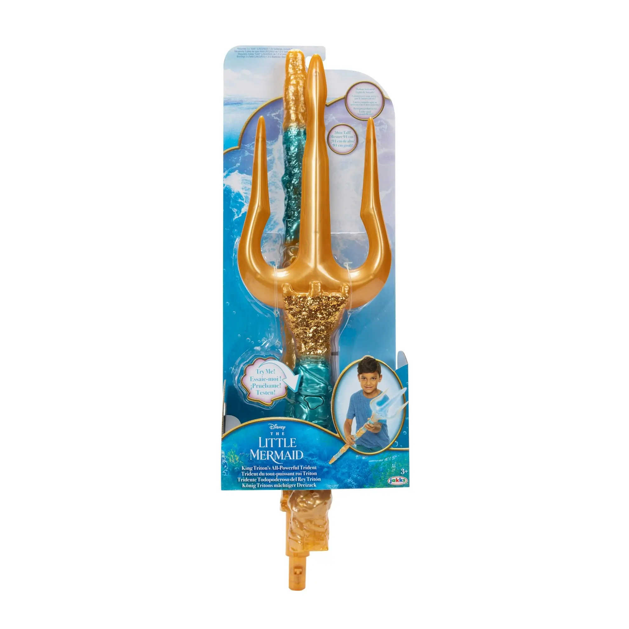 Disney Princess The Little Mermaid King Triton's Feature Trident