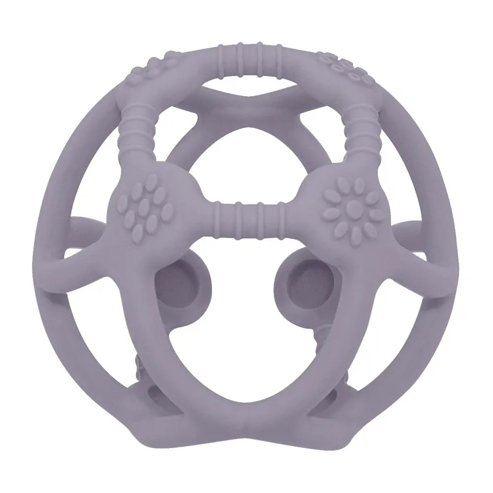 Playground Silicone Teething Ball - Lilac