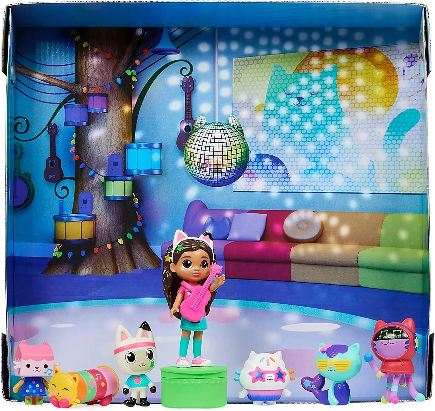 Gabby's Dollhouse: Dance Party Theme Figure Set