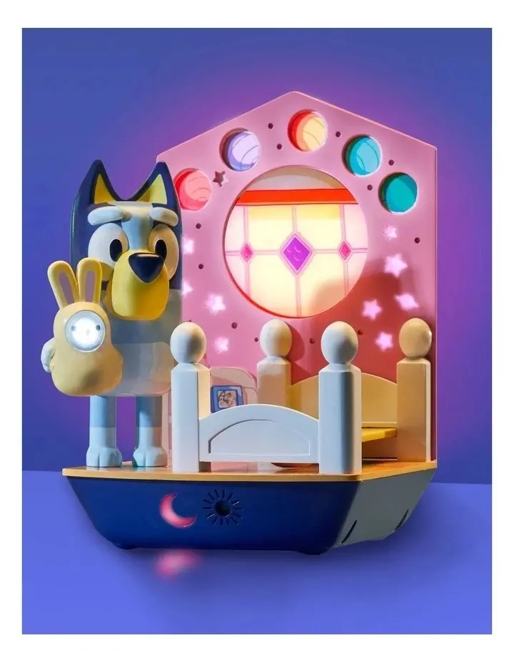 GoGlow Dream Bluey Scene - Kids Bedside Sleep Trainer - Torch - and Sleep Timer