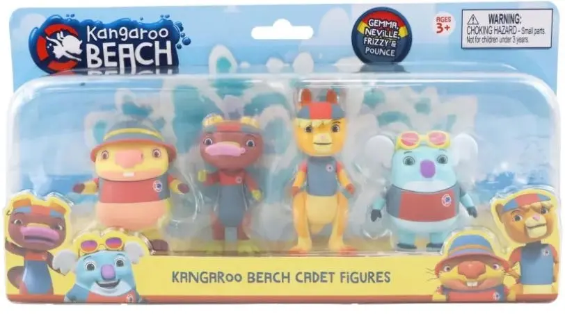 Kangaroo Beach Figures - 4 Pack