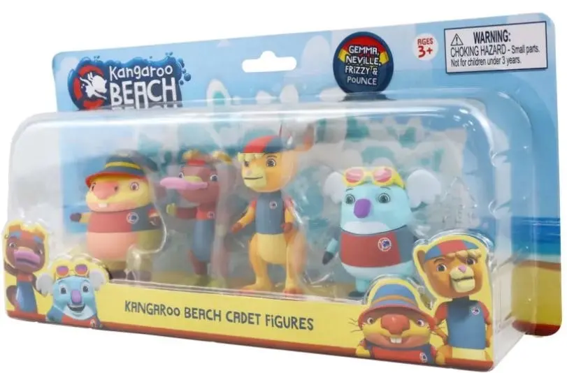 Kangaroo Beach Figures - 4 Pack