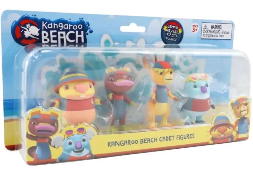 Kangaroo Beach Figures - 4 Pack