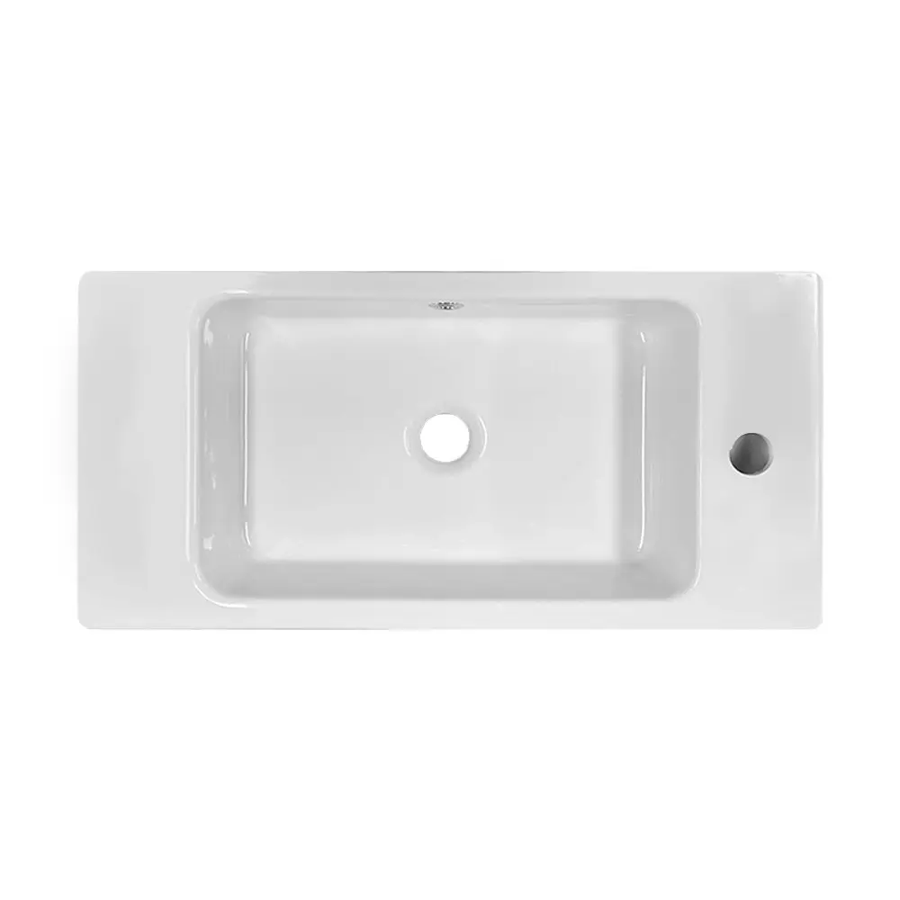 Astra Walker Traccia Ceramic Wall Mount Washbasin/Sink NTH Gloss White 908962