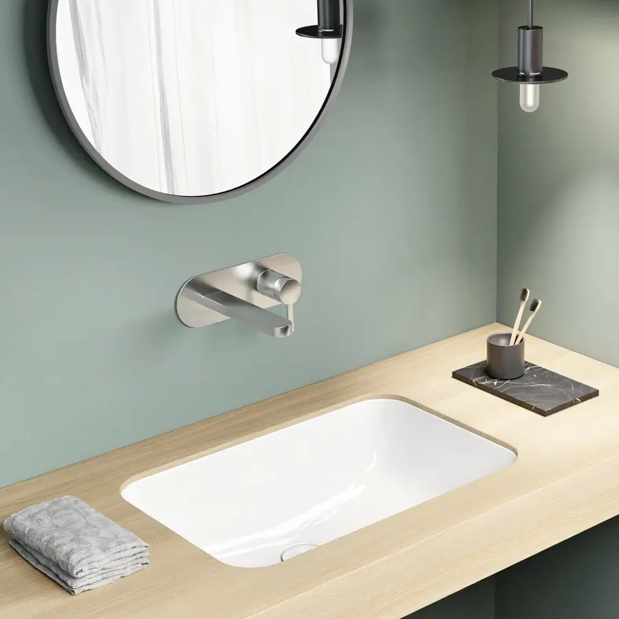 Astra Walker Traccia 50 Under-Counter Mount Wash-Basin NTH Gloss White 909250