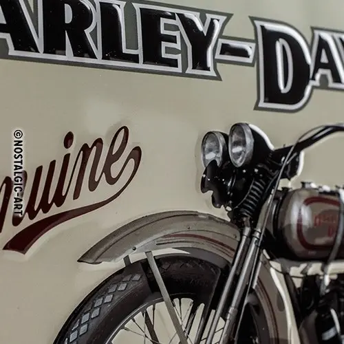 Nostalgic Art 20x30cm Medium Metal Wall Hanging Sign Harley Flathead Home Decor