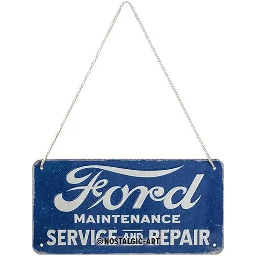 Nostalgic Art Metal 10x20cm Wall Hanging Sign Ford Service & Repair Home Decor