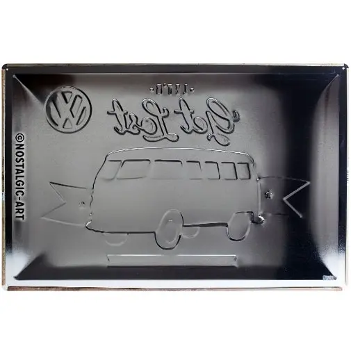 Nostalgic Art VW Lets Get Lost  40x60cm XL Metal Tin Sign Wall Hanging Decor