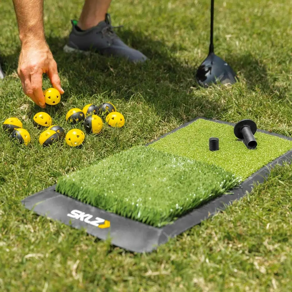 SKLZ Home Driving Range Outdoor Golf Net/Golf Balls/Tee/Launch Pad Training Kit