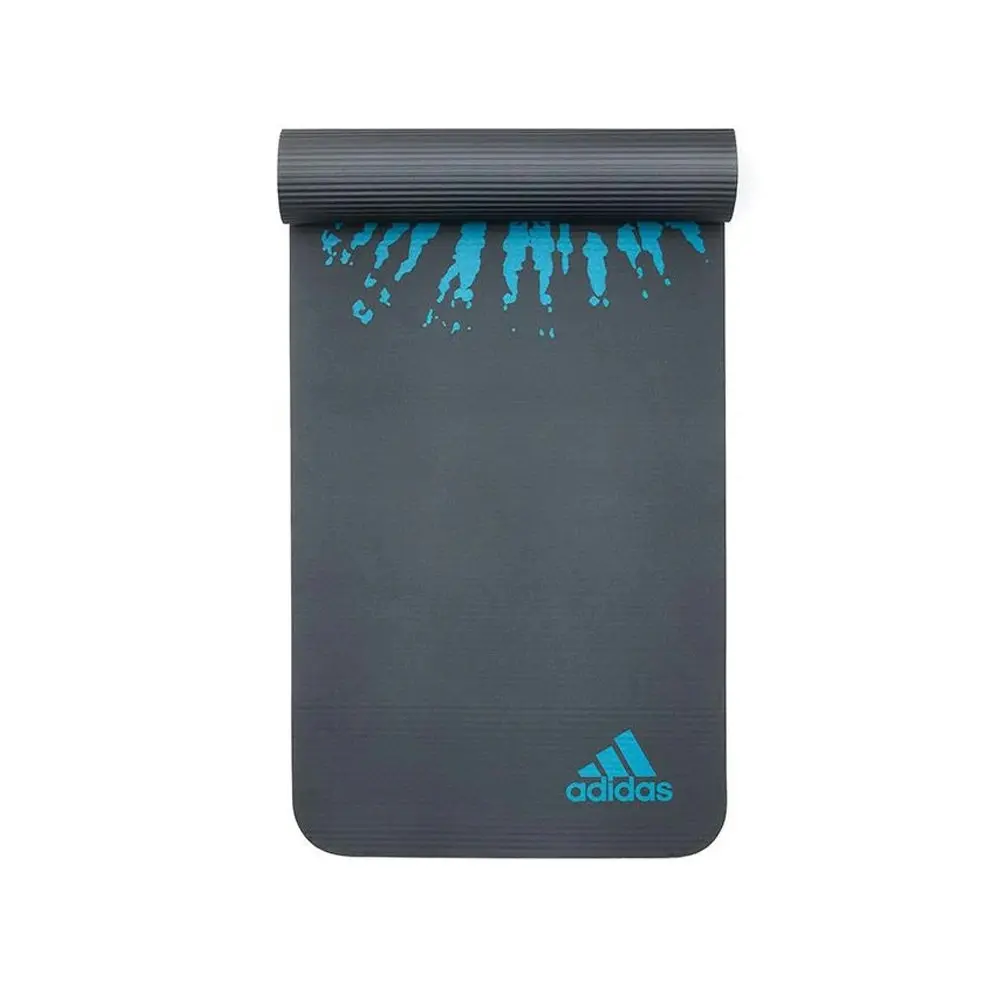 Adidas 10mm Tie-Dye Fitness Yoga Mat Home Exercise/Workout/Training Gym Blue