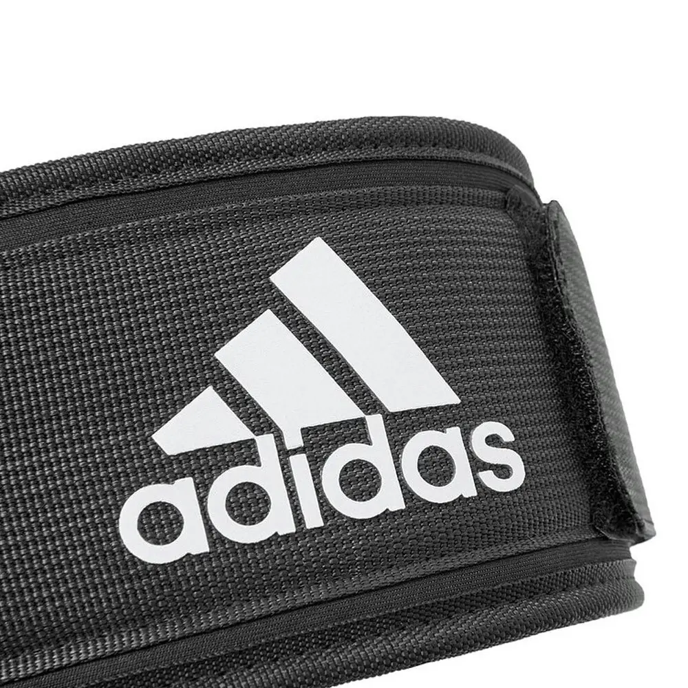 Adidas Essential Weight/Powerlifting Belt Strength Support/Gym Training Small BK