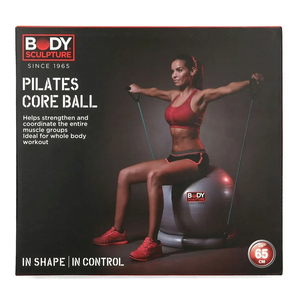 Body Sculpture Pilates Core 60cm Ball Set Gym Workout/Training Fitness Exercise