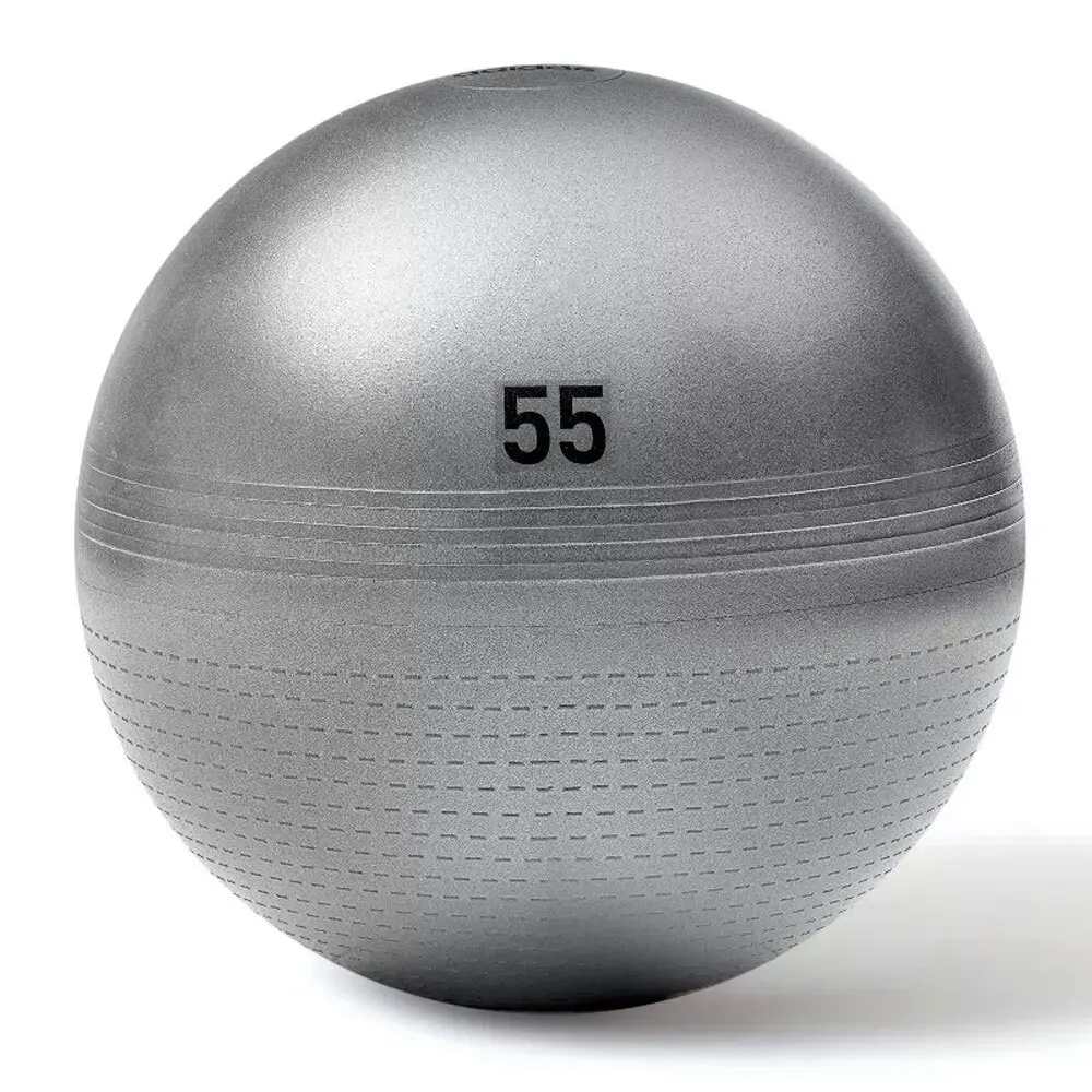 Adidas Gym Ball 55cm Fitness/Exercise Pilates Fit Yoga Swiss Ball w/ Pump Grey